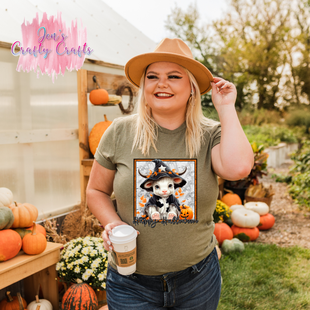 Happy Halloween Cute Heifer