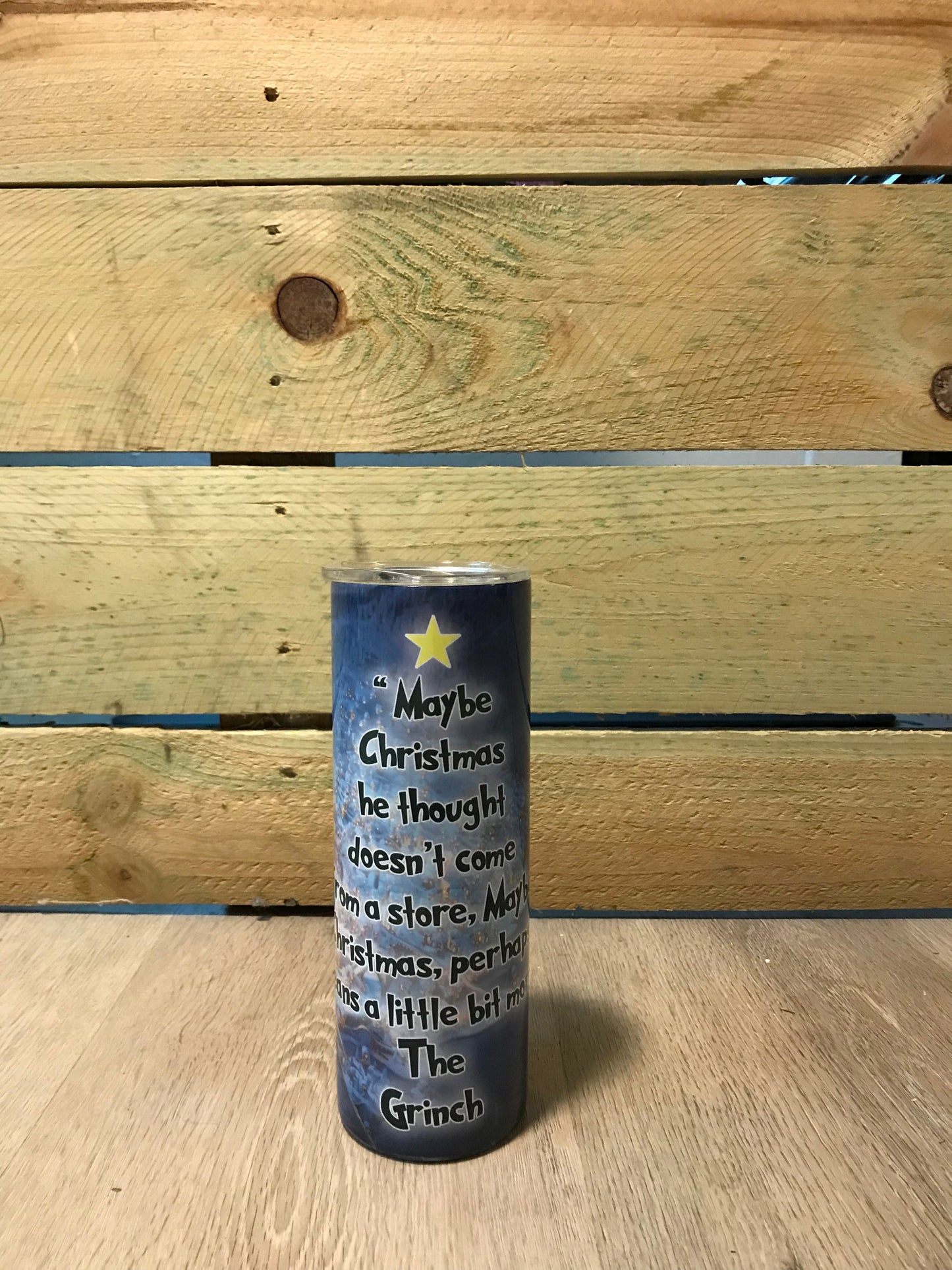 Christmas grinch tumbler