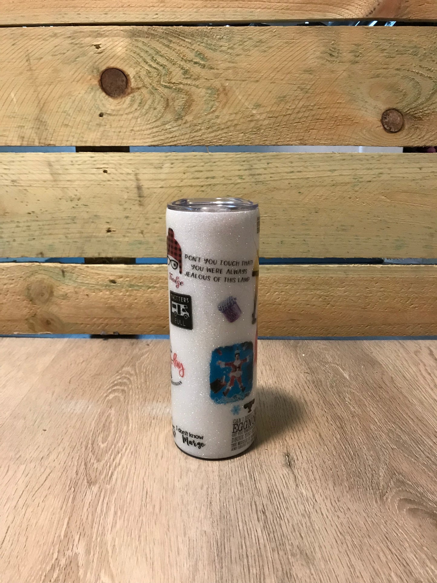 Christmas movie tumbler