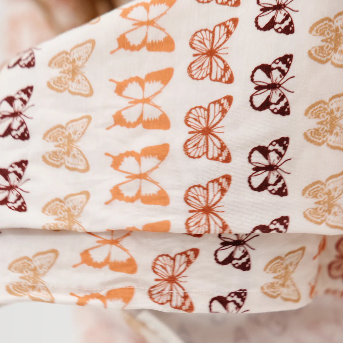 Butterfly Garden bamboo headband + swaddle set
