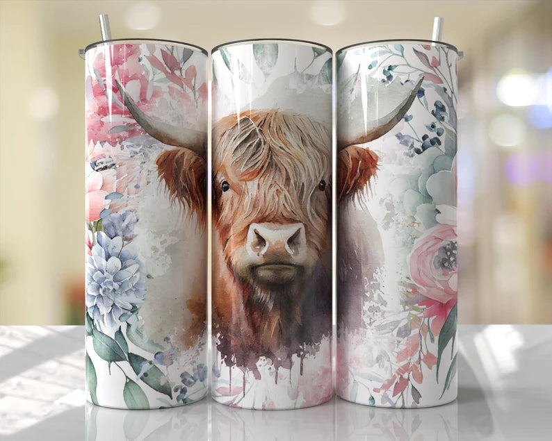 Highland Heifer Tumbler