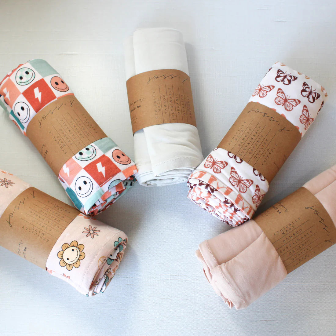 Toasted Almond bamboo swaddle