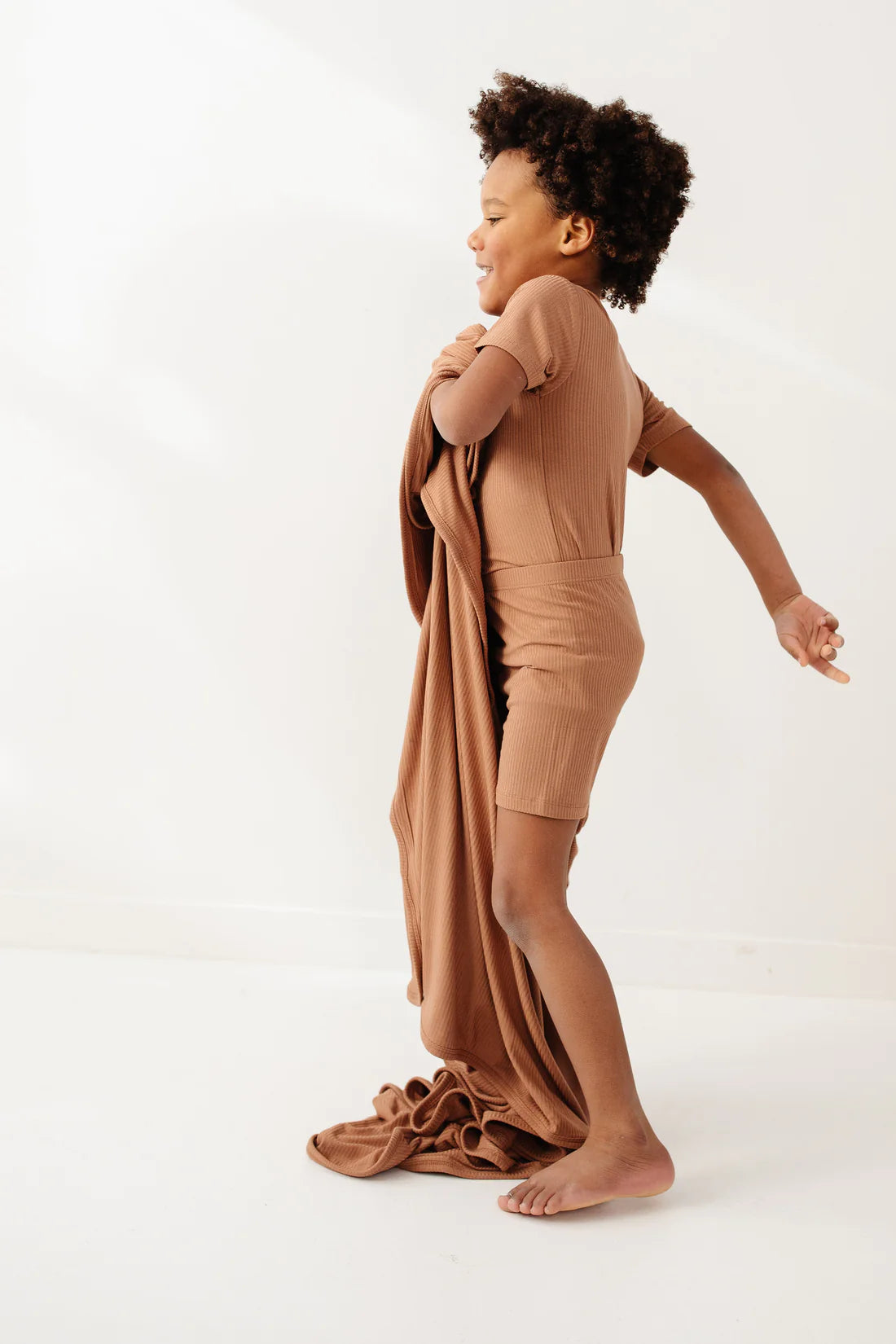Toffee Brown bamboo crib sheet