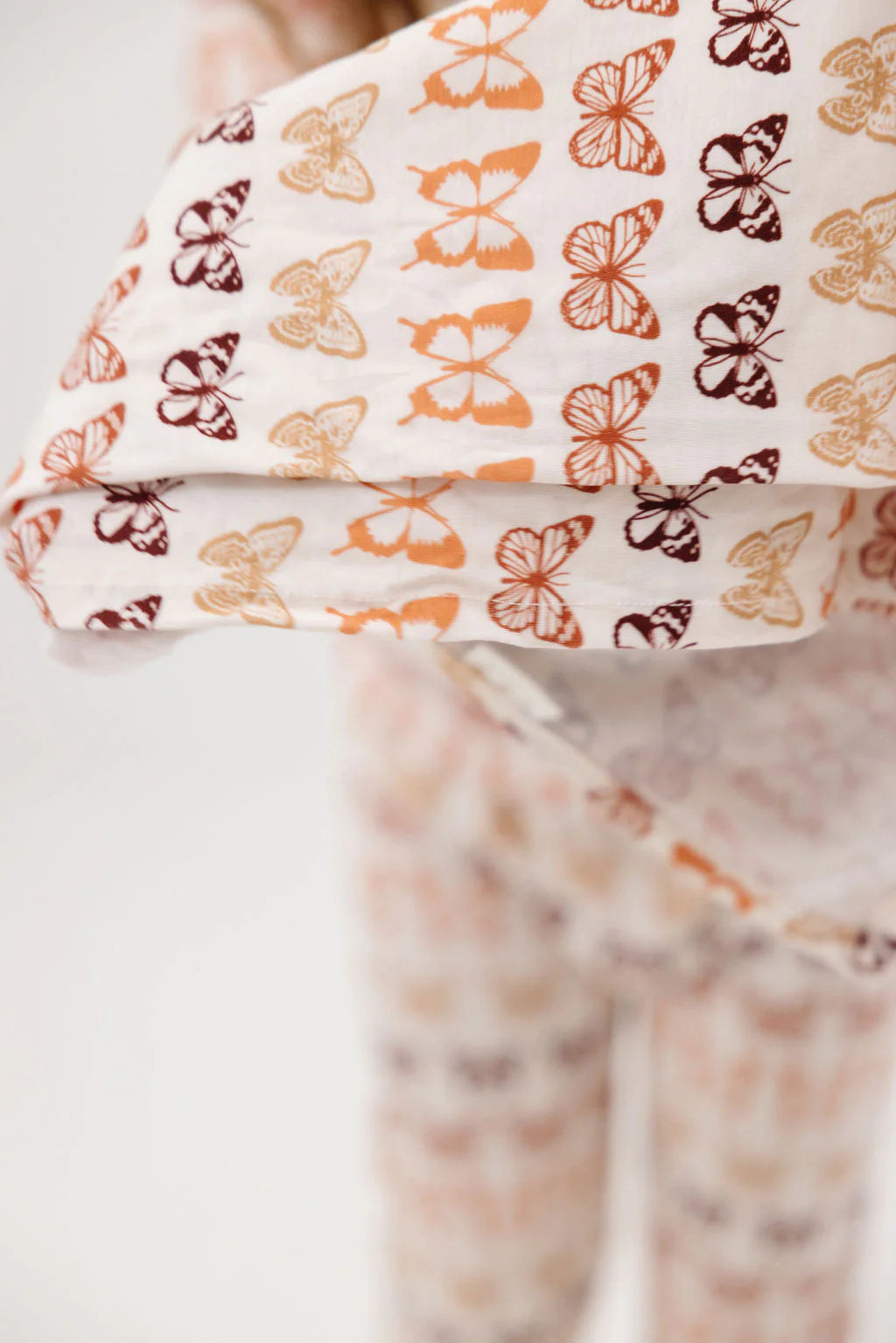 Butterfly Garden bamboo swaddle