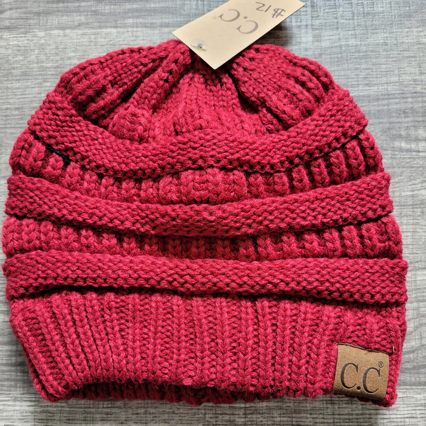 Dark Red Classic Beanie