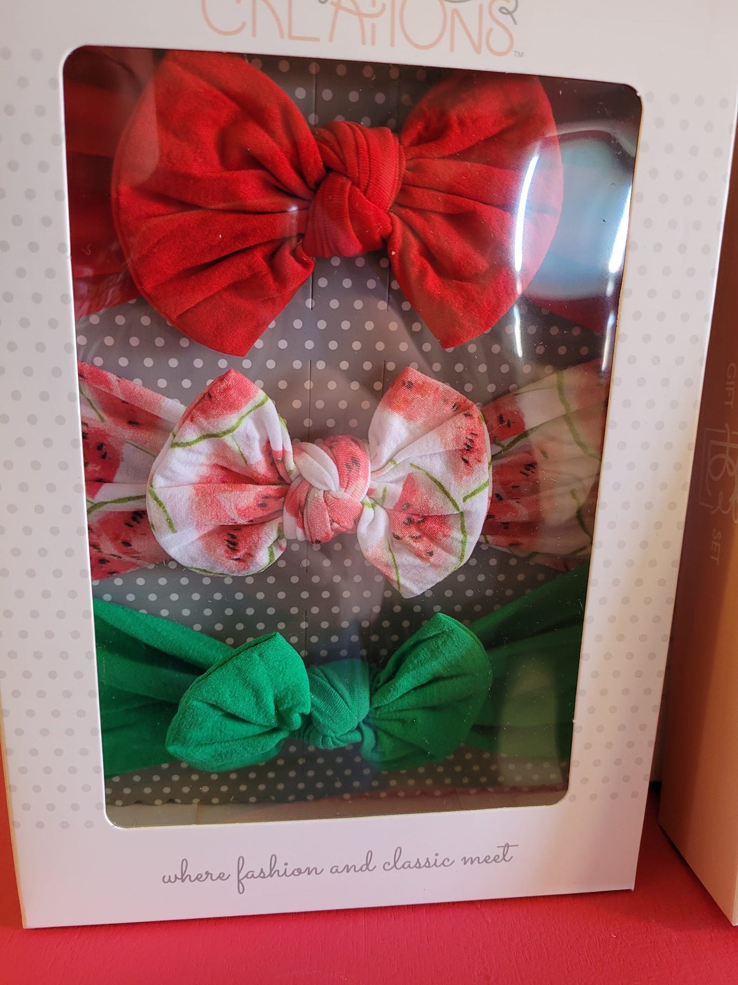 Watermelon Bow Gift Set