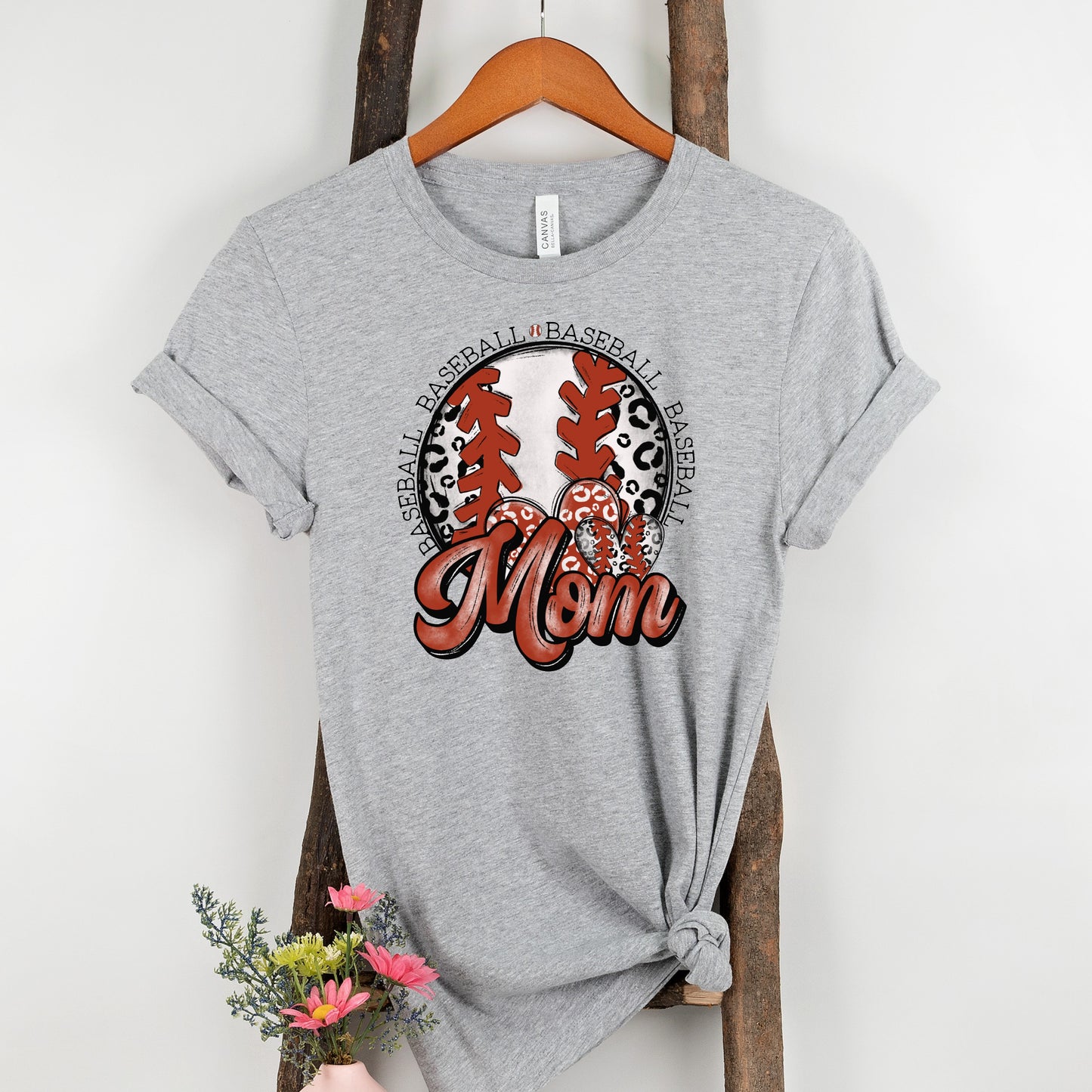 Baseball Heart Mama