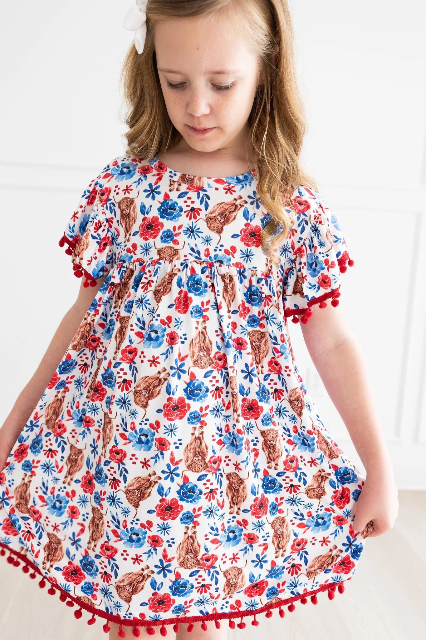 Highlander Pom Pom Dress