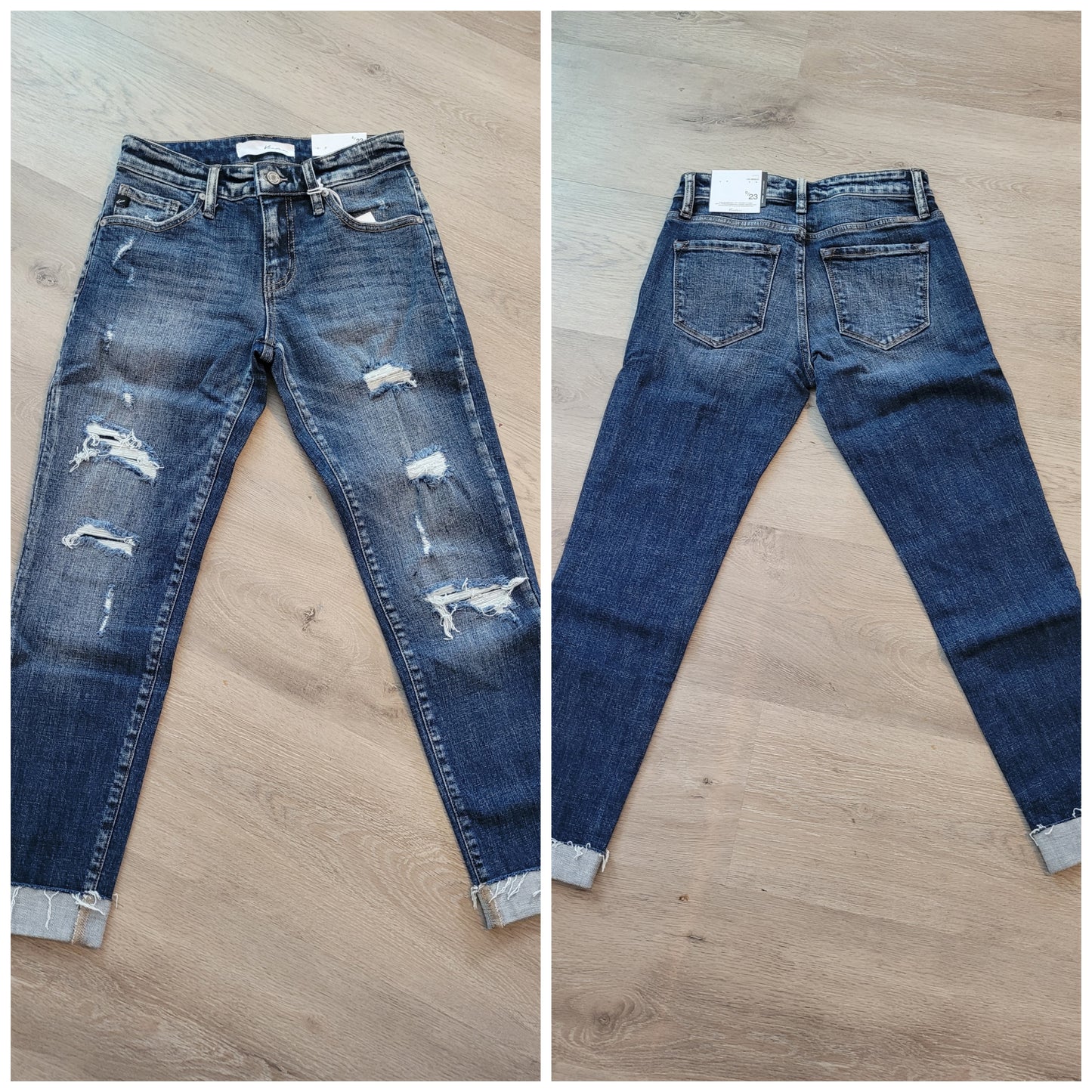 KanCan Dark Wash Boyfriend