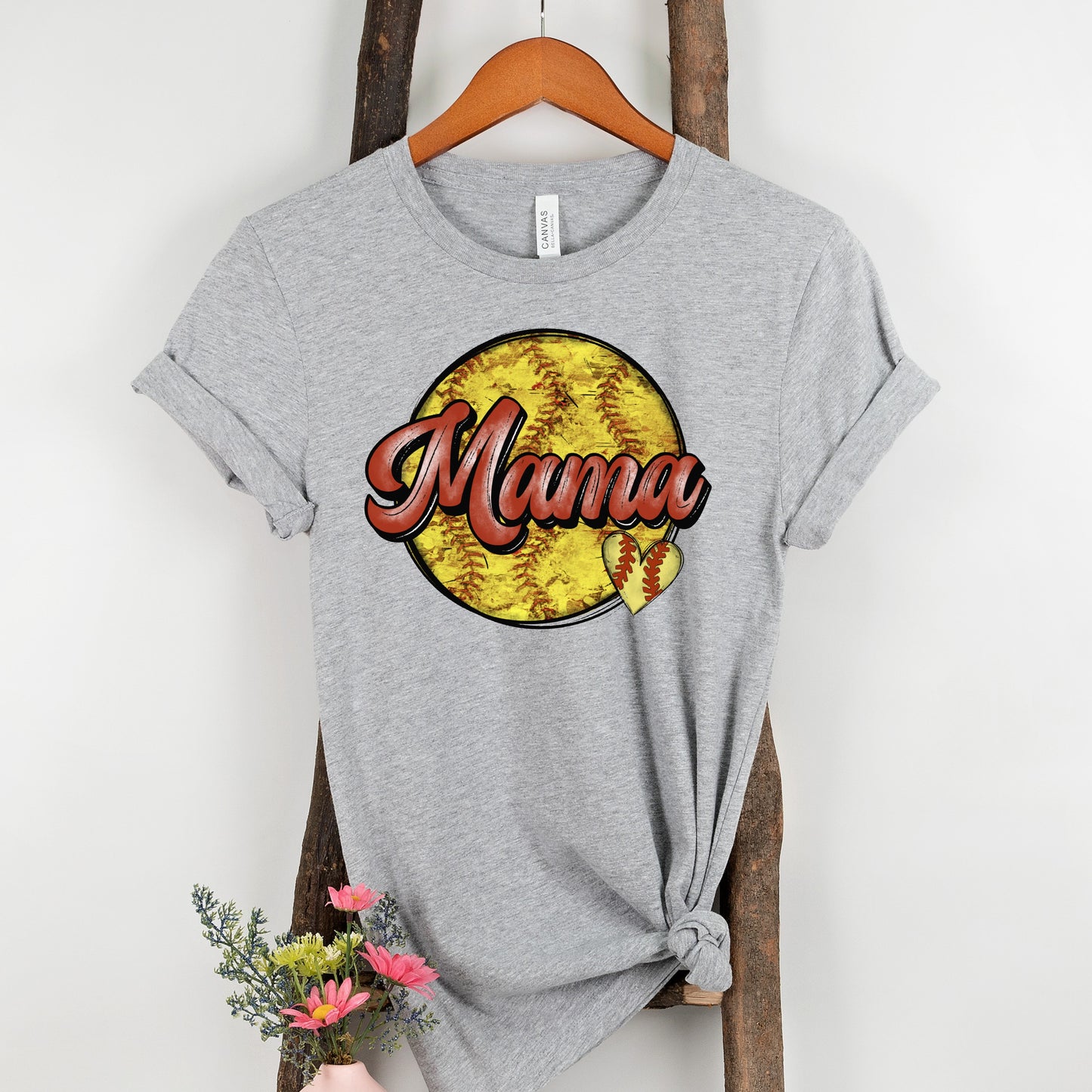 Softball Heart Mom