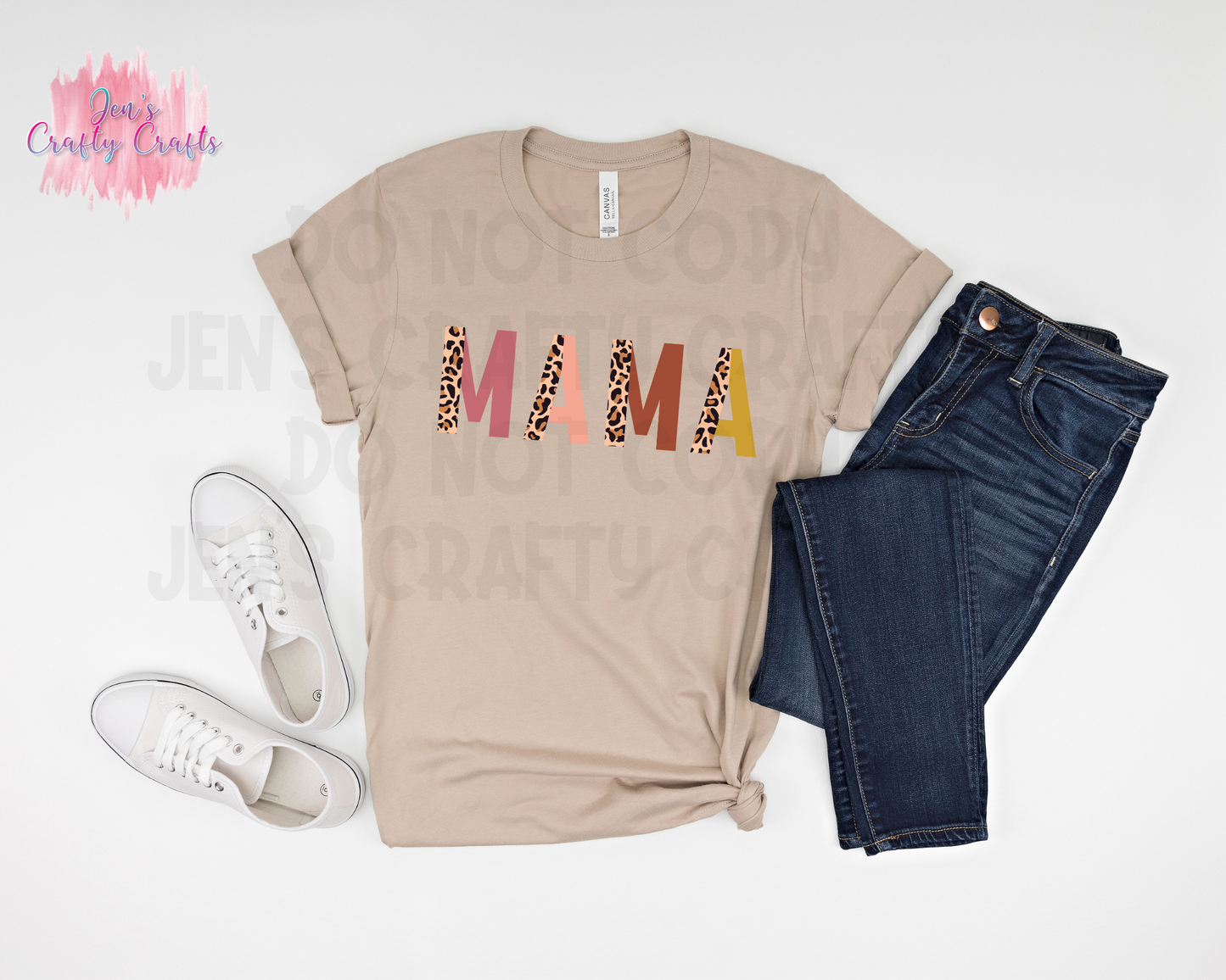 Leopard Letter Mama