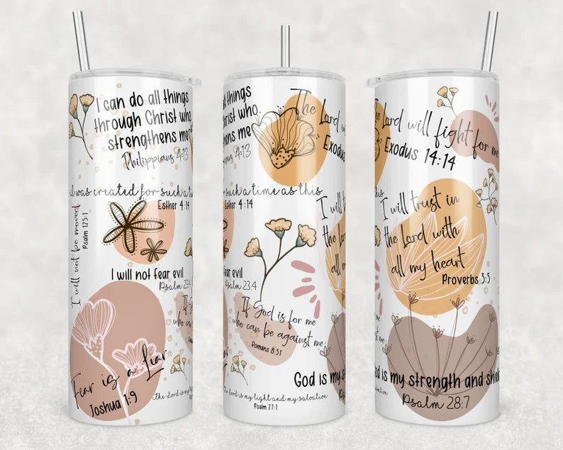 Bible Verses Tumbler