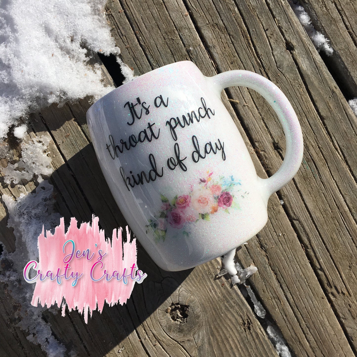 It’s a throat punch kind of day coffee mug