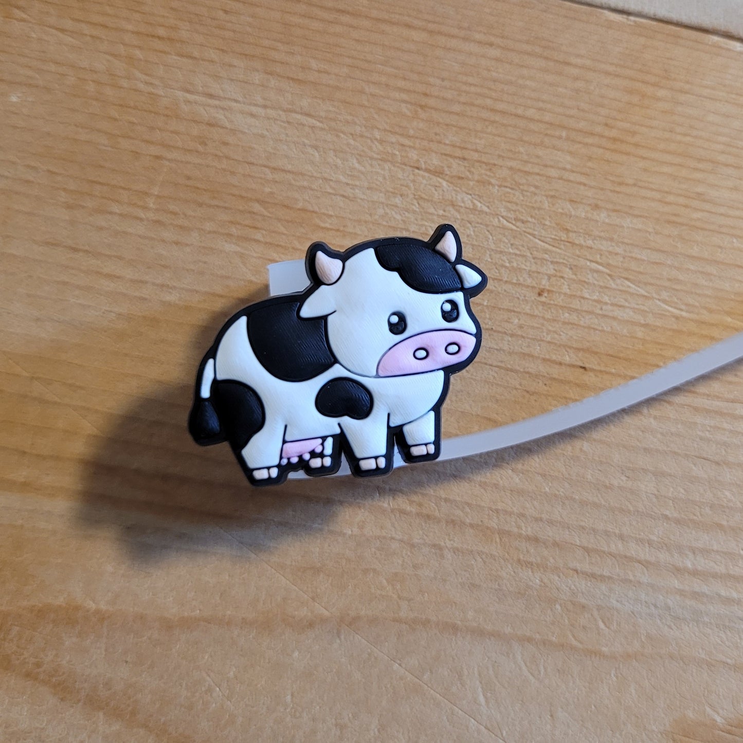 Cow Straw Topper