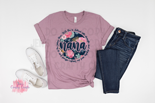 Mother's Day Floral Bible Verse Graphic Tee