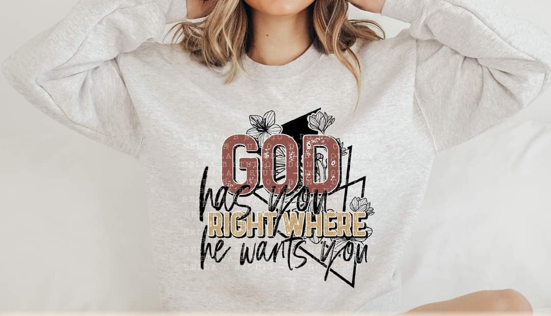 God Has You Exactly Where He Wants You
